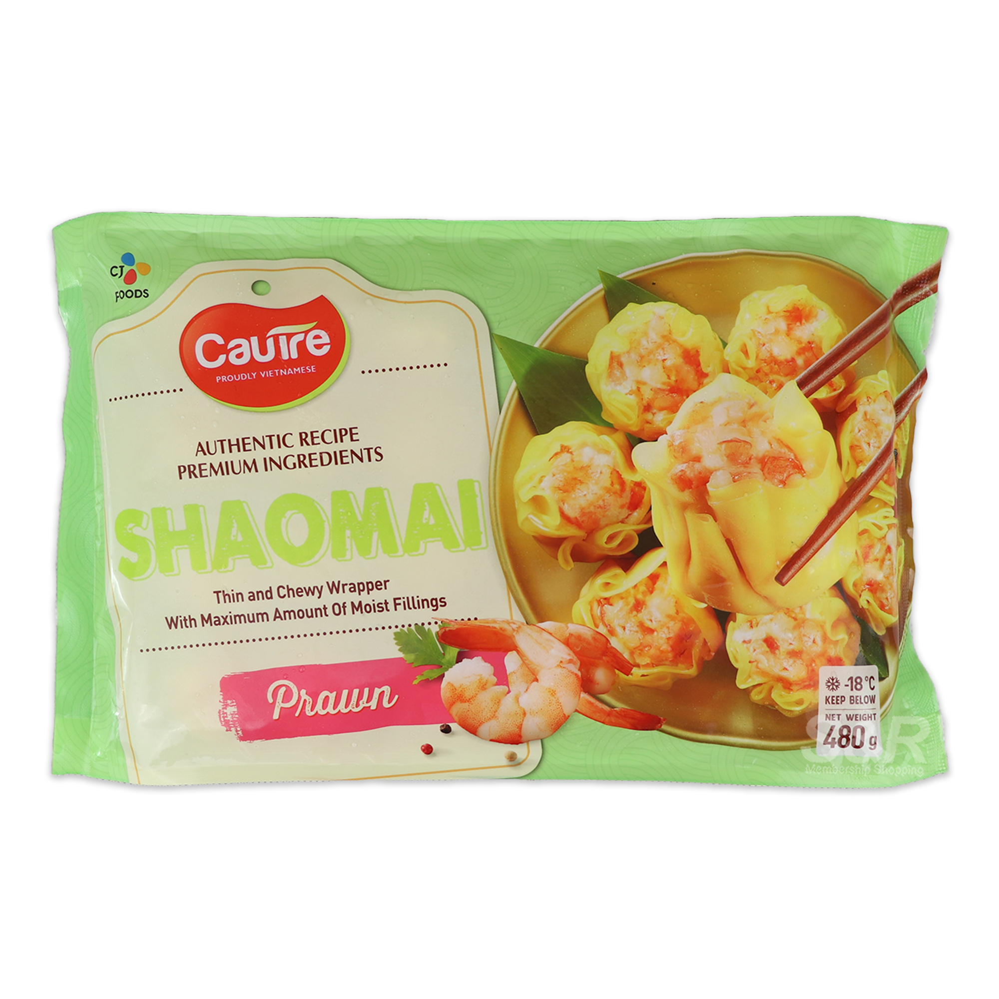 CJ Foods Cautre Prawn Shaomai 480g CJ Foods Cautre Prawn Shaomai 480g